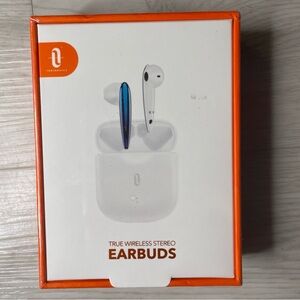 NIB TaoTronics SoundLiberty 80 TT-BH080 Wireless Bluetooth Stereo Earbuds White
